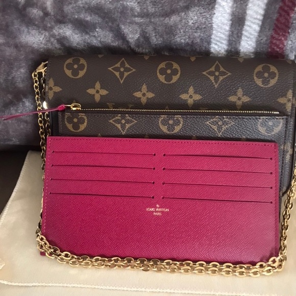 Authentic 💯 Felicie zipper pouch ONLY. - Picture 3 of 3